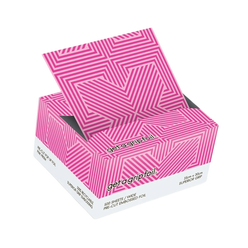 Get a Grip Foil Wide 15cm X 30cm Pop Up 500 Embossed Sheets - Pink Prism