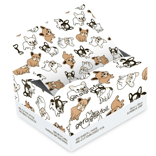 Get a Grip Foil Wide 15cm X 30cm Pop Up 500 Sheets - The French Bulldogs