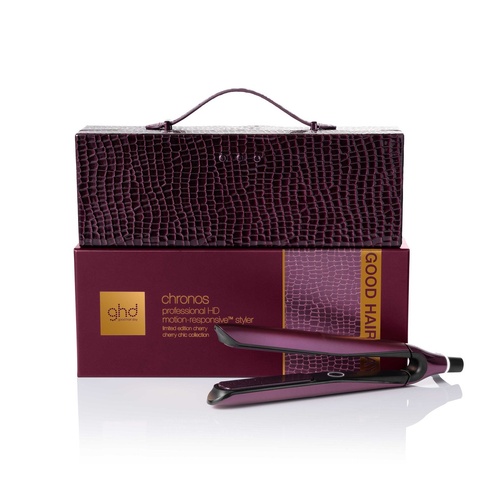 ghd Chronos Professional Styler Cherry Chic Limited Edition Cherry Red Hair Straightener Iron
