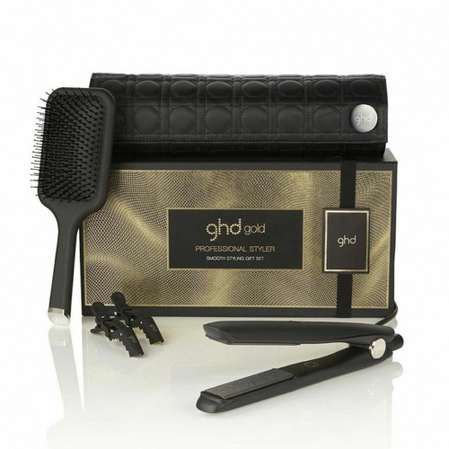 ghd Professional Iconic Gold Styler Smooth Styling Gift Set Straightener Straightening Iron