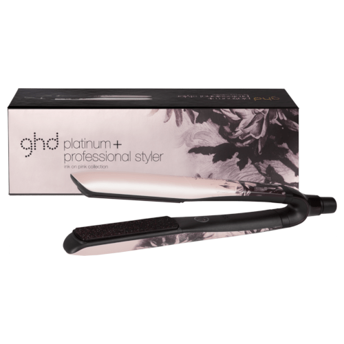 ghd Platinum+ Styler Hair Straightener Limited Edition Ink On Pink Collection