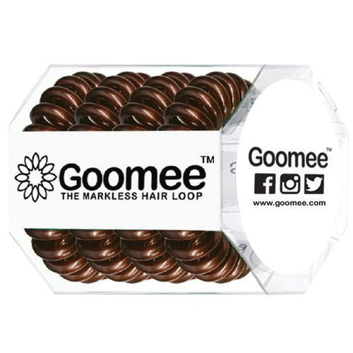 GOOMEE The Original Markless Hair Loop COCO BROWN 4 Pack Hair Tie