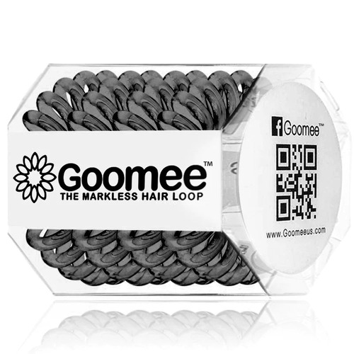 GOOMEE The Original Markless Hair Loop CHARCOAL 4 Pack Hair Tie