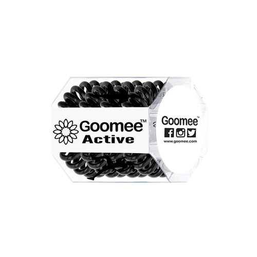 GOOMEE ACTIVE Markless Hair Loop BLACK BELT 4 Pack Hair Tie