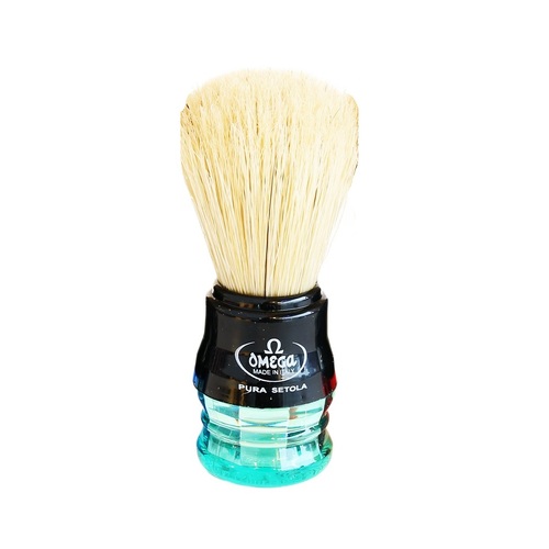 OMEGA Shaving Brush GREEN  Shave Brush 100% Pure Bristles