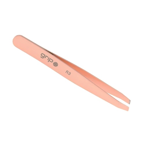 CaronLab Grip Claw Slanted Tip Tweezer Rose Gold (R3)