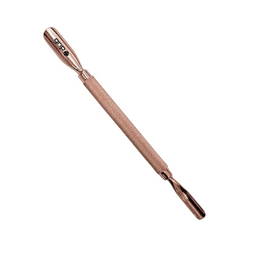 CaronLab Grip Cuticle Pusher Double Ended Rose Gold Finish (R6)