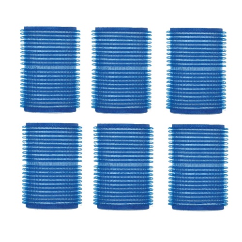 Hi Lift 40mm Setting Self Gripping Hair Rollers DARK BLUE 6 Pack Rollers
