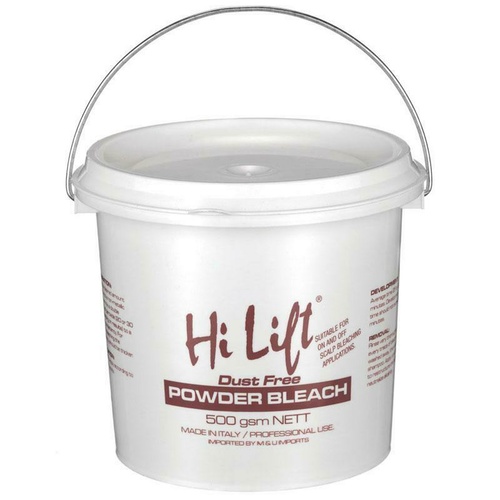 Hi Lift  WHITE Powder Bleach 500g in Storage Tub
