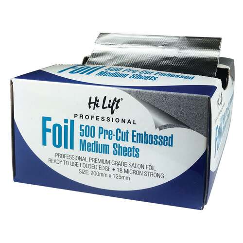 Hi Lift Pop Up Silver Foil 18 Micron - 500 Sheets Medium 125mm x 200mm