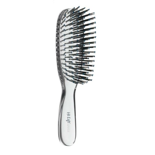 Hi Lift Small 6 Row Clear Crystal Hair Brush