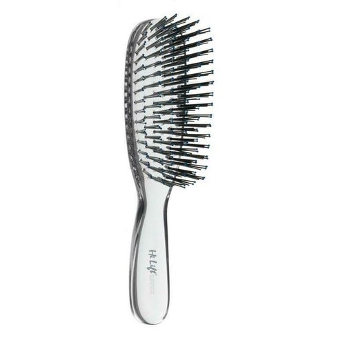 Hi Lift Large 6 Row Clear Crystal Hair Detangling Brush