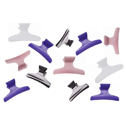 Hi Lift Hair Butterfly Clips 36 Pieces - Assorted Colours