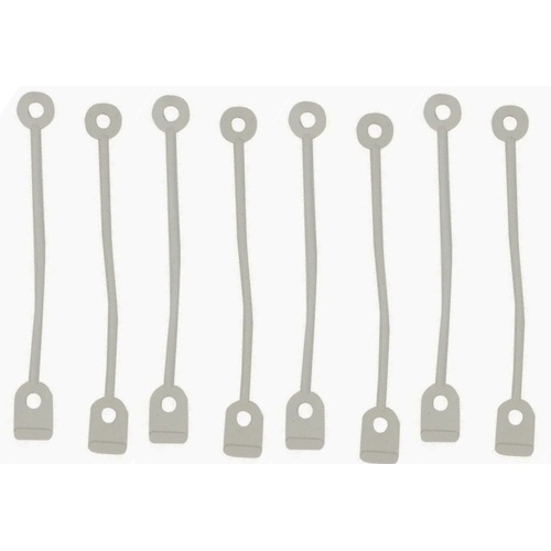 Perm Rod Rubbers Medium 80mm - 100pc