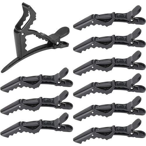 Hi Lift Professional Styling Croc Alligator Clips 10 Clip Pack