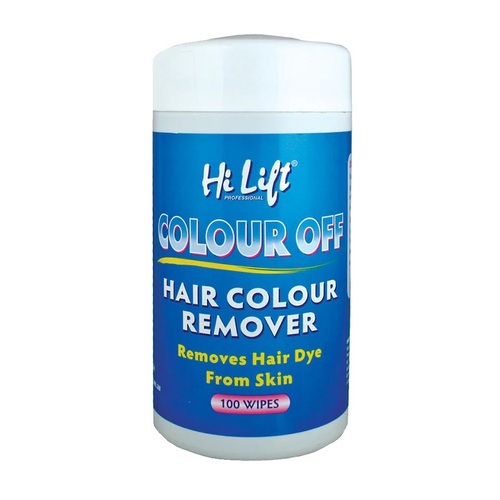 Hi Lift Hair Colour Remover Off Wipes 100 per Tub Removes Tint Dye color off Skin