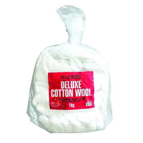 Hi Lift Deluxe Cotton Wool 1kg Bag