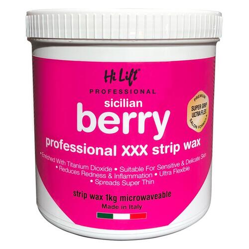 Hi Lift Sicilian Berry Professional XXX Strip Wax 1kg