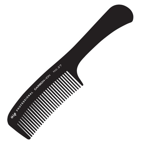 Hi Lift Professional Carbon + Ion Wide Tooth Comb - #27