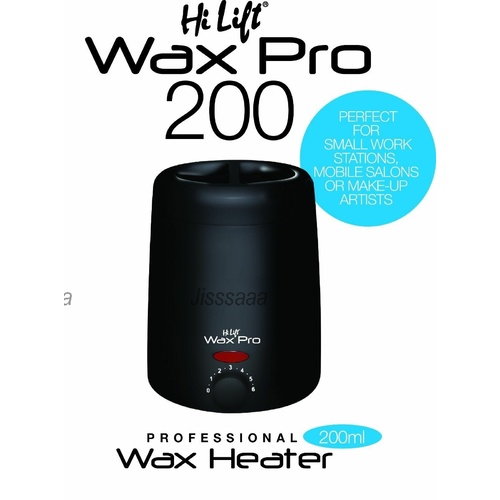 Hi Lift Professional Wax Pot Pro 200 ml Black Waxing Heater Waxpot