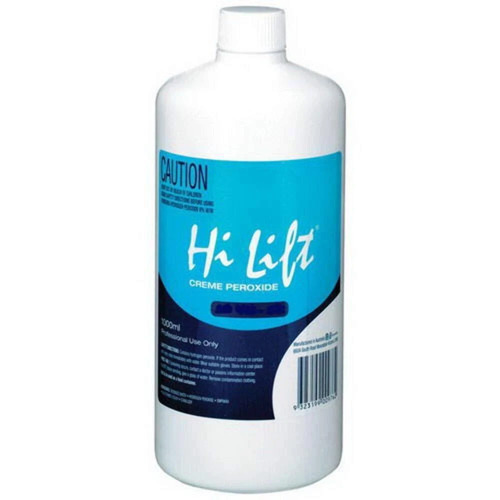 Hi Lift Cream Peroxide Hair Colour Developer 1 Litre / 1000ml