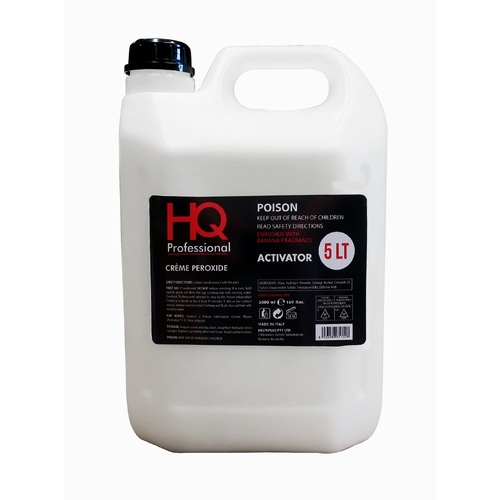 HQ Professional Hair Colour Peroxide Activator 5 Litre / 5000ml