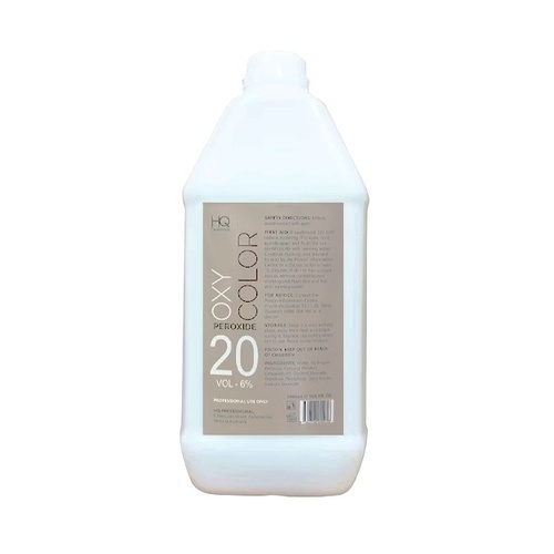 HQ Professional Oxy Hair Colour Peroxide 20 Vol 6%  4.7 Litre / 4700ml