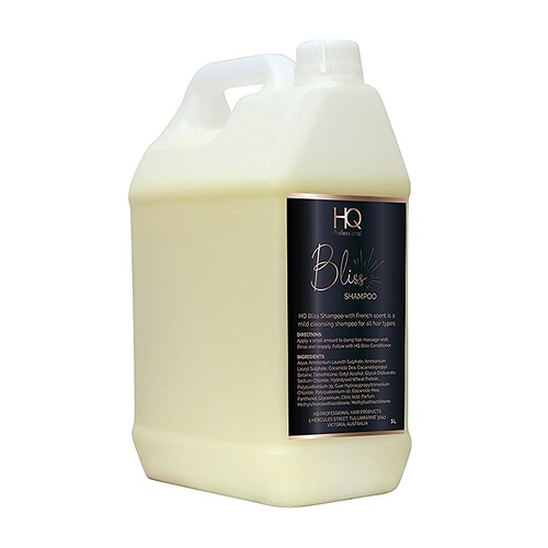 HQ Professional BLISS Salon Basin Shampoo 5 Litre / 5000ml