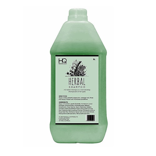 HQ Professional HERBAL Salon Basin Shampoo 5 Litre / 5000ml
