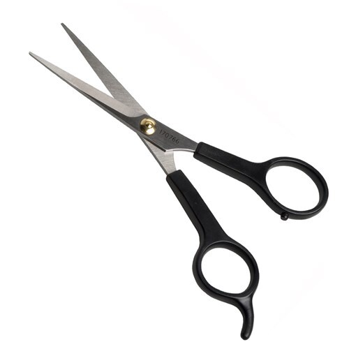 ICEMAN Black Plastic Handle 5.5 inch Professional Hairdressing Scissors