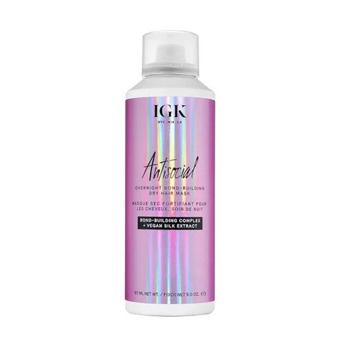 IGK ANTISOCIAL Overnight Bond-Building Dry Hair Mask 187ml