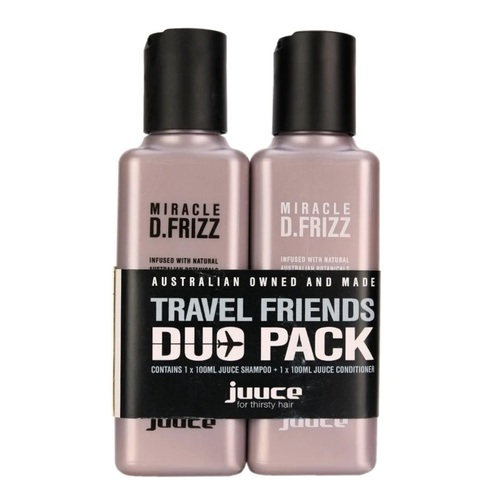 Juuce Miracle D Frizz Shampoo & Conditioner 100ml Travel Duo