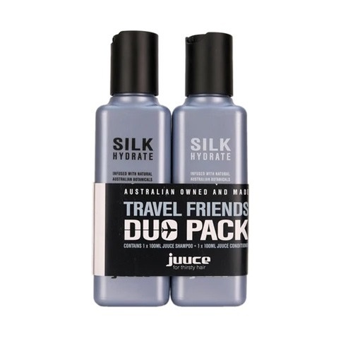 Juuce Silk Hydrate Shampoo & Conditioner 100ml Travel Duo