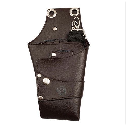 Professional Brown PU Leather Scissor Tool Holster Bag