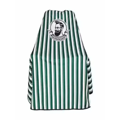 Professional GREEN & WHITE BARBER SHOP Hairdressing Hair Cape