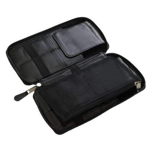 KASHO 8 Scissor Shear Zipper Case Genuine Leather