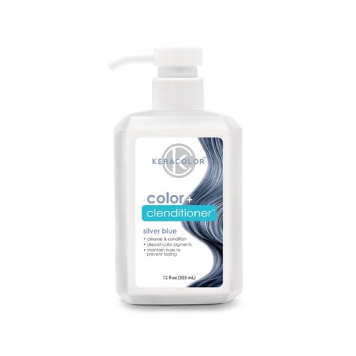 Keracolor Color + Clenditioner SILVER BLUE 355ml Kera Colour Shampoo