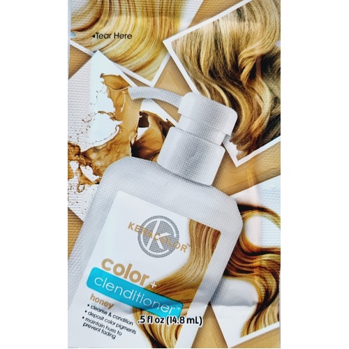 Keracolor Color + Clenditioner HONEY 14.8ml satchet Kera Colour Shampo