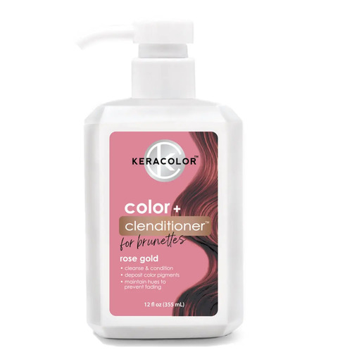 Keracolor Color + Clenditioner for Brunetts ROSE GOLD 355ml Kera Colour Shampoo