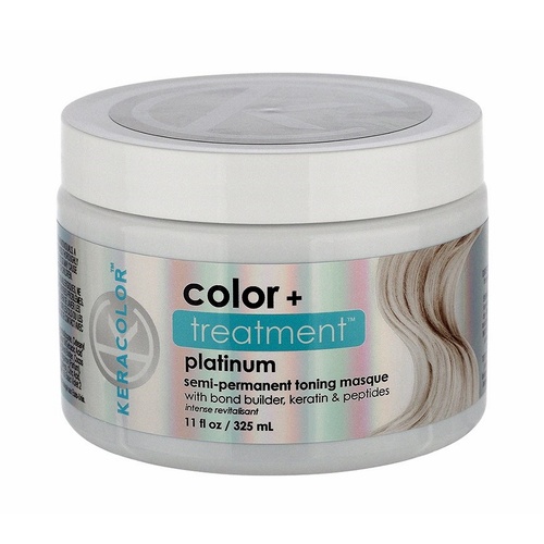 Keracolor Color+ Treatment Semi-Permanent Color Masque 325ml - Platinum