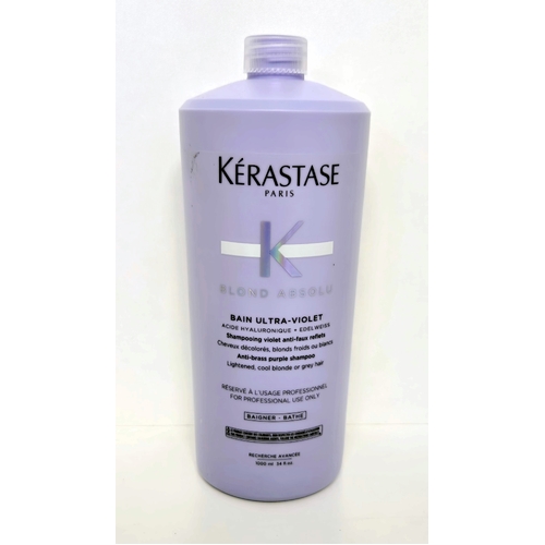 Kerastase Blond Absolu Bain Ultra Violet Shampoo 1000ml / 1 Litre