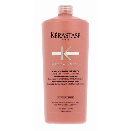 Kérastase Chroma Absolu Bain Chroma Respect Shampoo 1000ml / Litre - Fine Hair