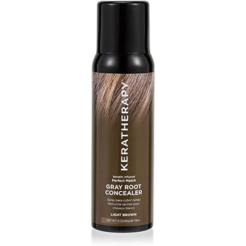 Keratherapy Keratin Infused Perfect Match LIGHT BROWN 118ml Grey Root Concealer