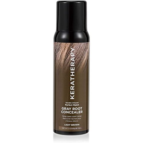 Keratherapy Keratin Infused Perfect Match Light Brown 118ml Grey Root Concealer