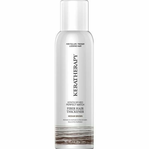 Keratherapy Hair Thickening Fiber Thickener MEDIUM BROWN 140ml Spray Hair Fiber