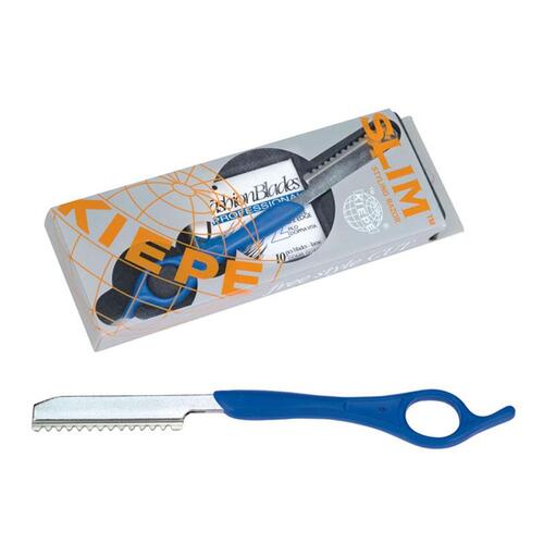 Kiepe Slim Styling Texturizing Razor includes 10 Blades