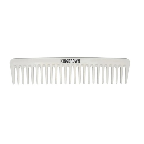 King Brown White Styling Comb Kingbrown