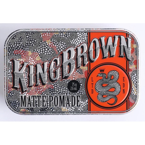 King Brown MATTE POMADE 75g Dry Hold Limited Edition KINGBROWN