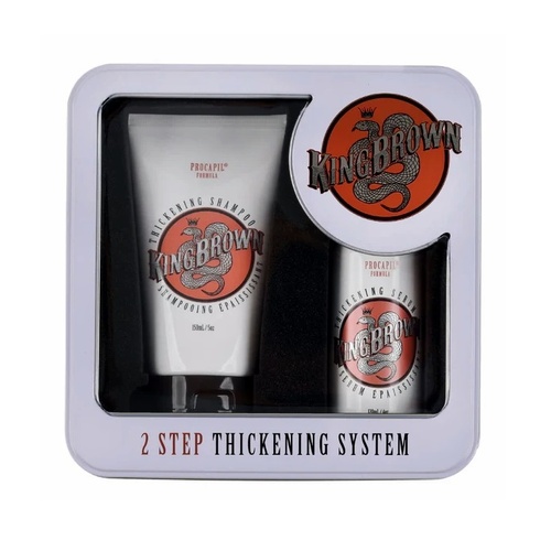King Brown 2 Step Thickening System Hair Loss Prevention