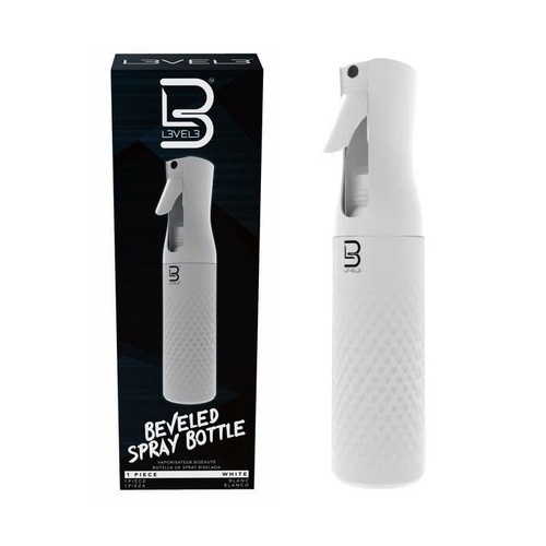 L3VEL3 Beveled Fine Trigger Mist Water Spray Bottle - White